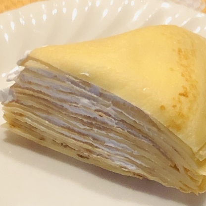 不器用なのでクリームの量が均一ではないですが、美味しいミルクレープが作れました。
ありがとうございました(*￣▽￣*)ノ